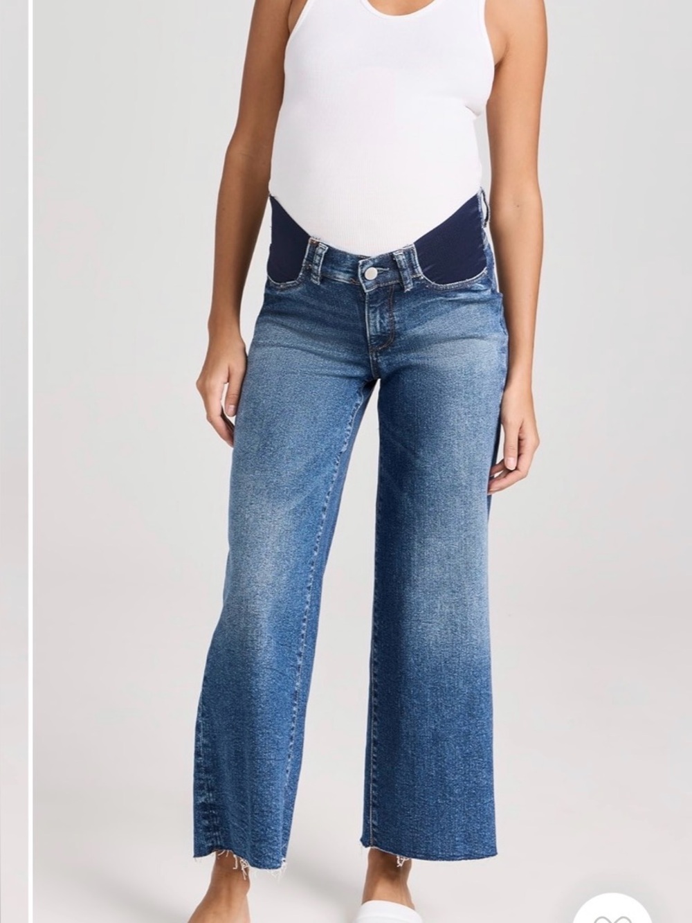 DL1961 Hepburn Maternity Wide Leg Jeans